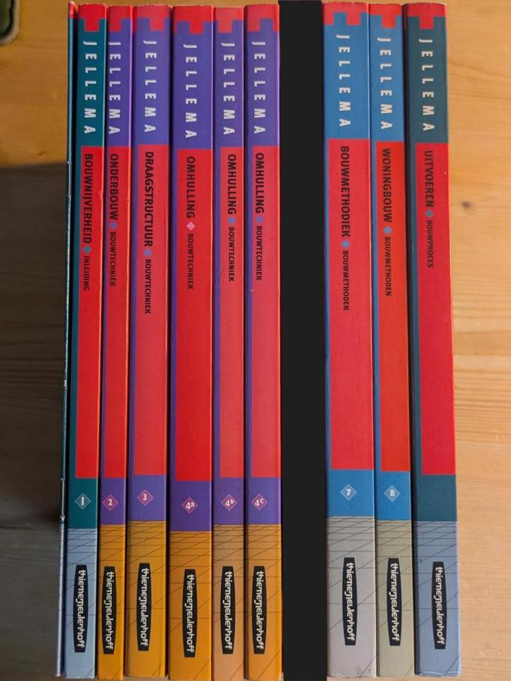 Jellema Hogere Bouwkunde | Eerste druk, Boeken, Techniek, Gelezen, Bouwkunde, Ophalen of Verzenden