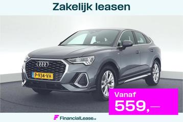 Audi Q3 Sportback 35 TFSI 150pk S-Tronic 2x S-Line Trekhaak  beschikbaar voor biedingen