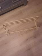 Brocante kapstok creme kleur, Huis en Inrichting, Woonaccessoires | Kapstokken, Zo goed als nieuw, Minder dan 100 cm, Hout, Ophalen
