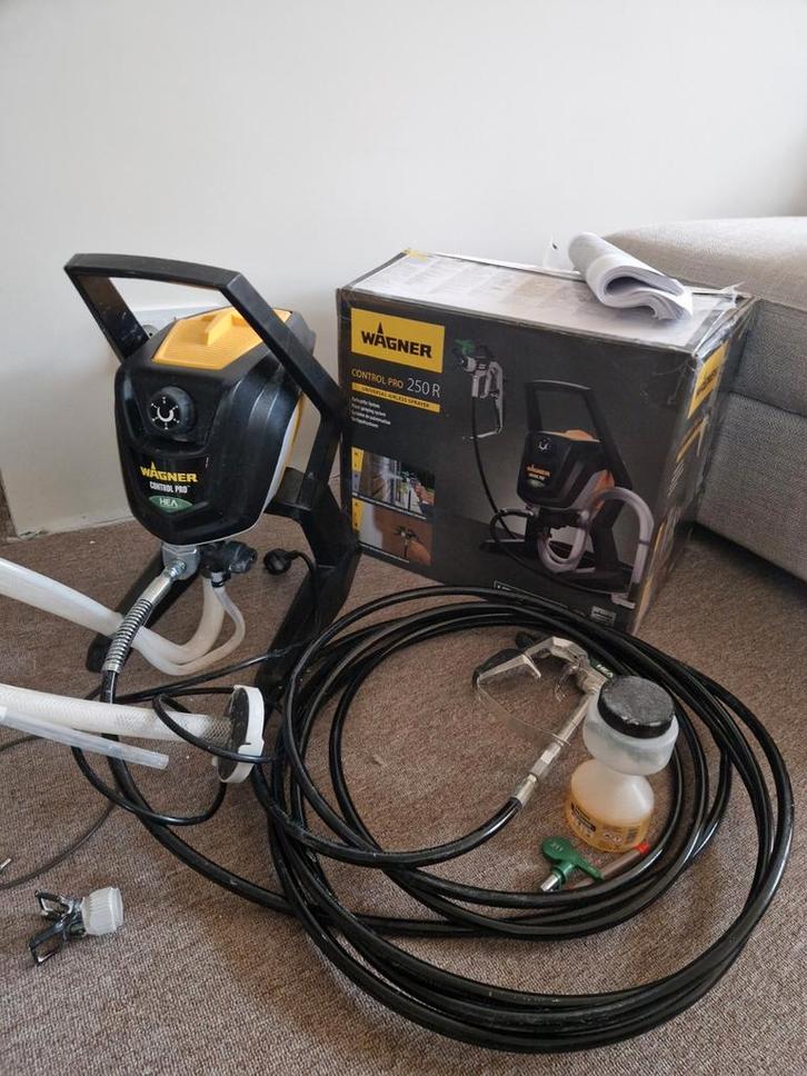 Wagner Control Pro 250R Airless Verfspuit, Doe-het-zelf en Verbouw, Gereedschap | Overige machines, Zo goed als nieuw, Ophalen of Verzenden