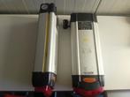 2 stuks defecte fiets accu's Vogue Yoku YK3610ZCRL2 36V, Www.Sundvall.nl, Vogue, Yoku en Van Cranenbroek, waaronder het Sundvall Almeria