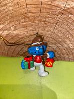 Smurfen kerst smurf met kado en lantaarn, Verzamelen, Smurfen, Ophalen of Verzenden, Zo goed als nieuw