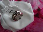 STOERE TI SENTO RING - gekruiste banden- €36,00 - OP=OP, Nieuw, Ophalen of Verzenden, Kleiner dan 17, Dame