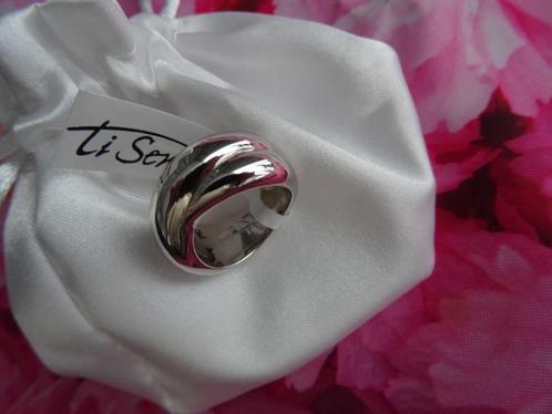 STOERE TI SENTO RING - gekruiste banden- €36,00 - OP=OP, Sieraden, Tassen en Uiterlijk, Ringen, Nieuw, Dame, Kleiner dan 17, Zilver