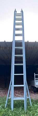 Professionele DIRKS ladder 3x12, Doe-het-zelf en Verbouw, Ladders en Trappen, Ophalen, Zo goed als nieuw, 4 meter of meer