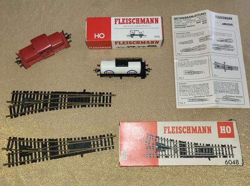 Fleischmann HO Germany Locomotief Wagon ESSO Wissels, Hobby en Vrije tijd, Modeltreinen | H0, Gebruikt, Locomotief, Gelijkstroom