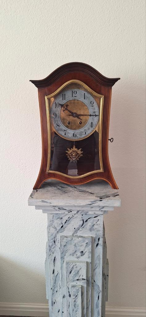 antieke  Franse  groote  tafel klok op gong slag, Antiek en Kunst, Antiek | Klokken, Ophalen