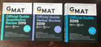 GMAT Official Guides 2019 3 boeken als nieuw, Ophalen of Verzenden, Zo goed als nieuw