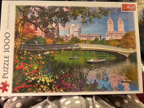 Puzzel 1000 stukjes “Central Park, New York”, Hobby en Vrije tijd, Denksport en Puzzels, Nieuw, Ophalen of Verzenden