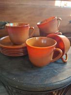 # VINTAGE 5 kop & schotels  Arcopal, Antiek en Kunst, Antiek | Servies compleet, Ophalen of Verzenden