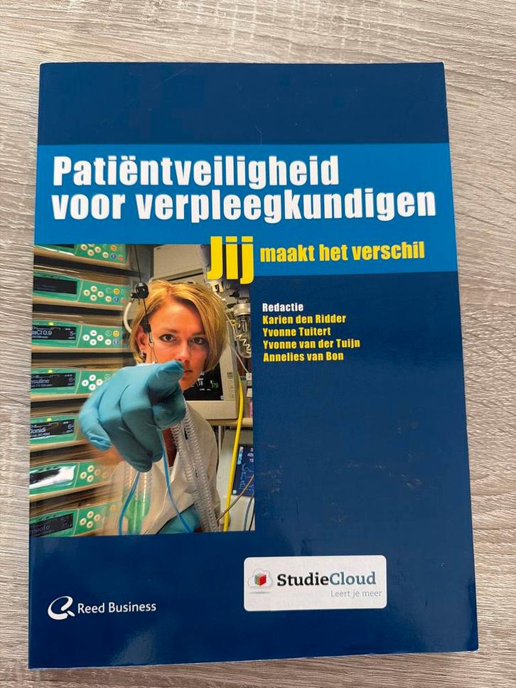 Patiëntveiligheid voor verpleegkundigen - Zo goed als nieuw, Boeken, Studieboeken en Cursussen, Zo goed als nieuw, MBO, Ophalen of Verzenden