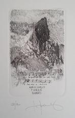 Exlibris N. Baudino, Montagne Valdotaines,  Vallée d'Aosta, Antiek en Kunst, Verzenden