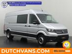 Volkswagen Crafter 2.0TDI 177PK L4H3 Maxi Dubbellucht | Navi, Auto's, Stof, Gebruikt, Zwart, Volkswagen