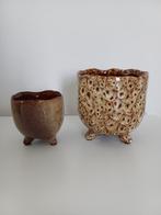Daan Kromhout 2 prachtige bloempotjes, Antiek en Kunst, Ophalen of Verzenden