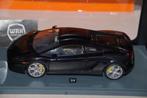 1:18 Lamborghini Gallardo black Autoart 74572 in box WRH, Ophalen of Verzenden, Zo goed als nieuw, Auto, Autoart