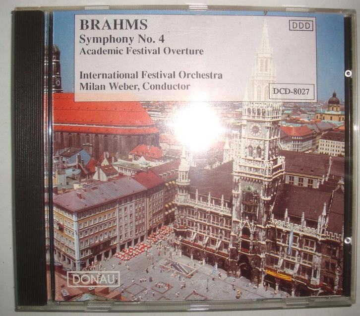 CD Johannes Brahms Symphony No. 4, Cd's en Dvd's, Cd's | Klassiek, Zo goed als nieuw, Orkest of Ballet, Romantiek, Ophalen of Verzenden