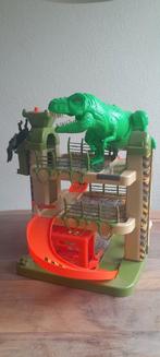 Monster Mayhem Garage met T-Rex, Ophalen of Verzenden, Zo goed als nieuw