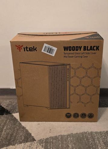 Itek Woody Black Computer Behuizing beschikbaar voor biedingen