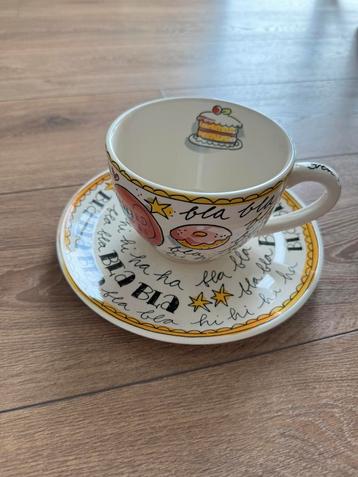 Blond Amsterdam Bla Bla Bla collectie mok en schotel beschikbaar voor biedingen