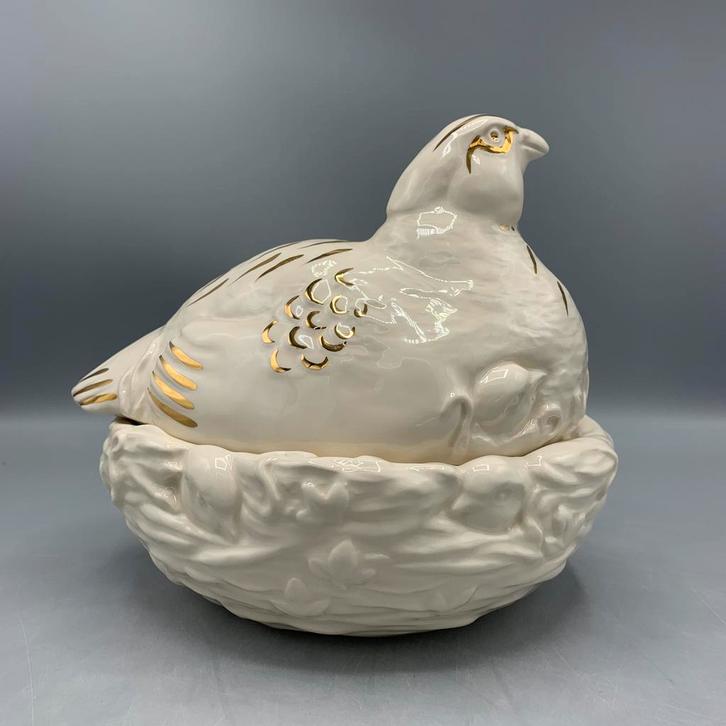 Emma Bridgewater Partridge on Nest Gold Toast, Huis en Inrichting, Keuken | Servies, Nieuw, Overige typen, Overige stijlen, Aardewerk