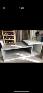 Stijlvolle salontafel met betonlook, Overige materialen, 100 tot 150 cm, Ophalen of Verzenden, Zo goed als nieuw