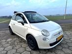 Fiat 500 C NAP AUTOMAAT CABRIO LEDER AIRCO NIEUWE APK VELGEN, Auto's, Euro 5, 86 pk, Gebruikt, 31 €/maand