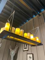 Eichholtz Hanglamp zwart staal ( zonder kaarsen), Huis en Inrichting, Ophalen, Gebruikt, Metaal, 75 cm of meer