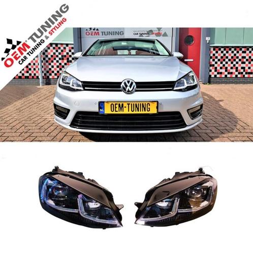 Dynamische BI – LED KOPLAMPEN | GOLF 7.5 Look | full led |, Auto diversen, Tuning en Styling, Ophalen of Verzenden