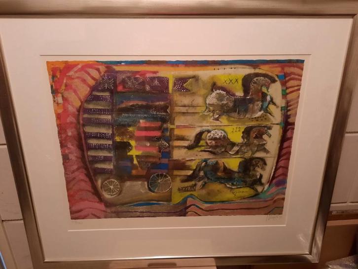 Astrid Engels - Richard Smeets, Antiek en Kunst, Kunst | Schilderijen | Abstract, Ophalen