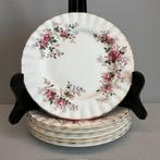 Royal Albert Lavender Rose – 6 gebaksbordjes – Ø 16 cm, Ophalen of Verzenden
