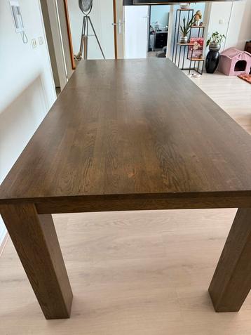 Eikenhouten eettafel 240x100x78 cm beschikbaar voor biedingen