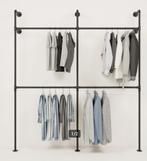 kleding kast stelling zwart staal, Ophalen of Verzenden, Zo goed als nieuw