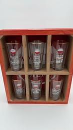 Amstel showkist met glazen, Verzamelen, Biermerken, Ophalen of Verzenden, Nieuw, Glas of Glazen, Amstel