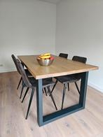 Eiken eettafel (Verato) 78 x 95 x 160 cm (h x b x l), Eikenhout, Zo goed als nieuw, 150 tot 200 cm, Vier personen