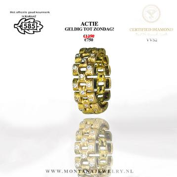 14Karaat VVS Rolex Ring beschikbaar voor biedingen