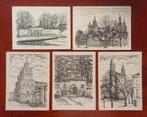 Briefkaarten met Pentekeningen van Maastricht, Antiek en Kunst, Ophalen of Verzenden