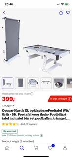 Pooltafel, Sport en Fitness, Biljarten en Poolen, Ophalen of Verzenden, Zo goed als nieuw, Biljarttafel