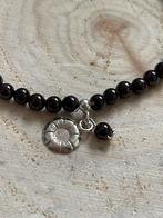 Prachtige armband met 4mm granaat, massief 925 silver., Verzenden, Nieuw, Zilver
