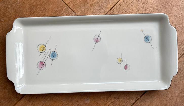 Vintage Spenzo Porseleinen Serveerschaal, Antiek en Kunst, Antiek | Keramiek en Aardewerk, Verzenden