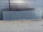 Antraciet aluminium paneel met dubbel gaas, Ophalen, Zo goed als nieuw, Aluminium, Volière