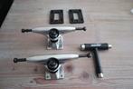 Skateboard Trucks + Skate-Tool + Shockpads, Sport en Fitness, Verzenden, Nieuw, Skateboard