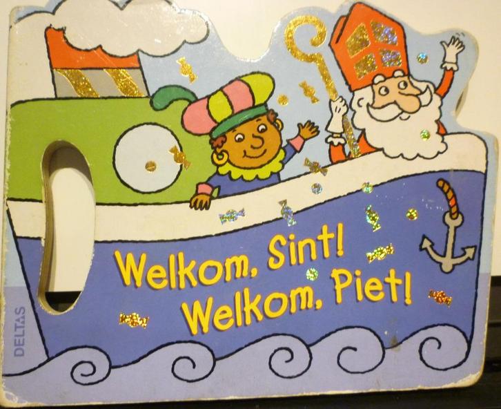 Welkom, Sint! Welkom, Piet! - HANDVATKARTONBOEK, Diversen, Sinterklaas, Ophalen of Verzenden