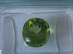 Edelsteen peridot olivijn 3,13 crt met certificaat, Sieraden, Tassen en Uiterlijk, Edelstenen, Ophalen of Verzenden, Zo goed als nieuw