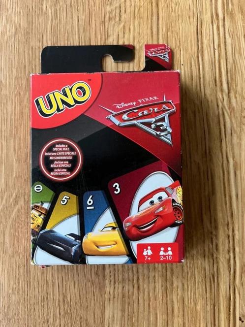 Mattel Games - Disney Pixar - Uno - Cars - kaartspel, Hobby en Vrije tijd, Gezelschapsspellen | Kaartspellen, Zo goed als nieuw