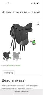 Wintec Pro dresuurzadel 17’/M zwart - in zeer goede staat, Dieren en Toebehoren, Ophalen of Verzenden, Zo goed als nieuw, Dressuur