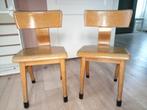 Kinder school stoeltjes oud/retro, Kinderen en Baby's, Kinderkamer | Tafels en Stoelen, Ophalen, Gebruikt, Stoel(en)