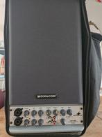 Monacor TXA-600 P.A SYSTEM...2 SPEAKERS, Ophalen, Gebruikt, Minder dan 500 watt, P.A.