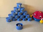 15 kruidenpotjes + 1 molen van TUPPERWARE kruiden potjes, Ophalen of Verzenden, Zo goed als nieuw, Blauw, Bus of Trommel