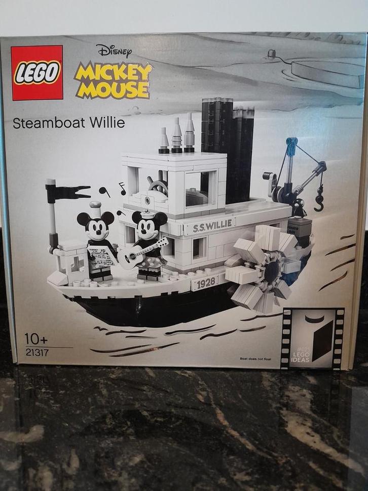 LEGO 21317 Steamboat Willie - Nieuw in Doos!, Kinderen en Baby's, Speelgoed | Duplo en Lego, Nieuw, Lego, Complete set, Ophalen of Verzenden