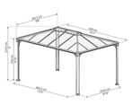 Martinique 4300 Aluminium overkapping, Tuin en Terras, Overkappingen, Ophalen, Nieuw, Tuinpaviljoen